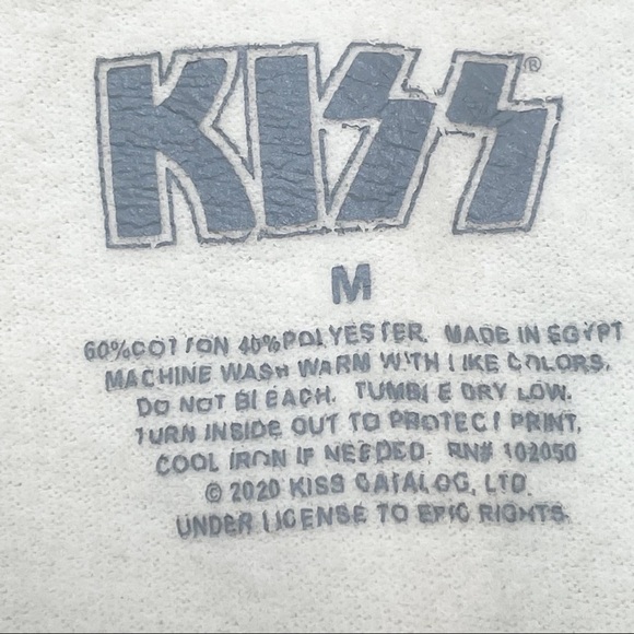 KISS Women’s ANIMALIZE Band Logo Animal Print Graphic Crewneck Sweatshirt - Picture 5 of 5